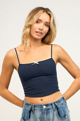 Top it Off Knit Cami - Shake Your Bon Bon