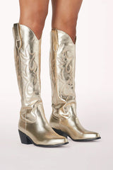 Urson Western Boot ~ Gold Texture - Shake Your Bon Bon