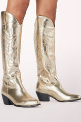 Urson Western Boot ~ Gold Texture - Shake Your Bon Bon