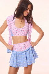 Vanina Skort ~ Windsor Petal Print Mix - Shake Your Bon Bon