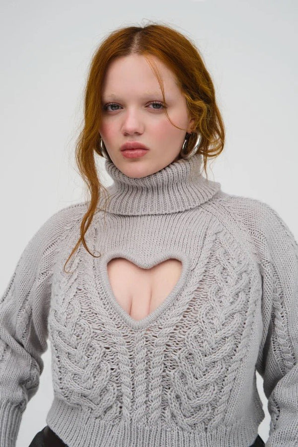 Vera Cropped Cut Out Sweater – Shake Your Bon Bon Vera Cropped Cut Out Sweater – Shake Your Bon Bon