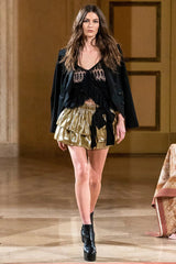 Winnett Skirt ~ Glowing Gold - Shake Your Bon Bon
