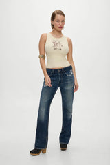 x BELLA HADID Reno Tank Top ~ Sand - Shake Your Bon Bon