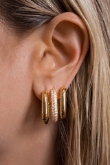 XL Chain Link Hoops ~ Gold - Shake Your Bon Bon