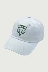 Whether it's tennis time or you're just in that vacation state of mind, this classic ball cap is sure to be a favorite for years to come.   One size fits most 100% Cotton Adjustable back strap