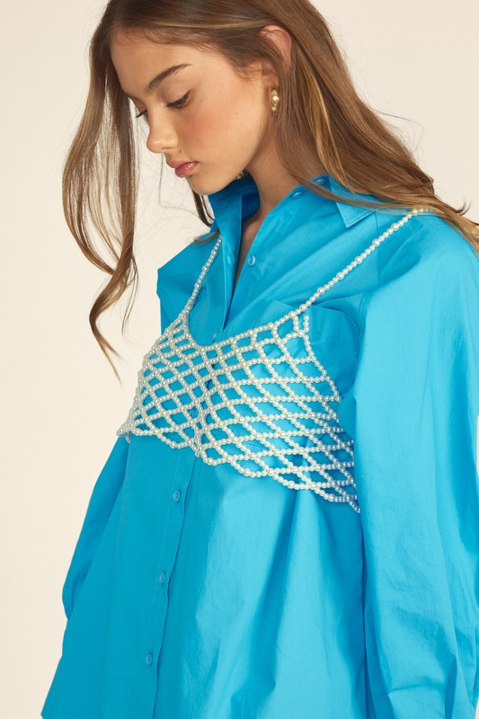 Gatsby Pearl Top