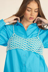Gatsby Pearl Top