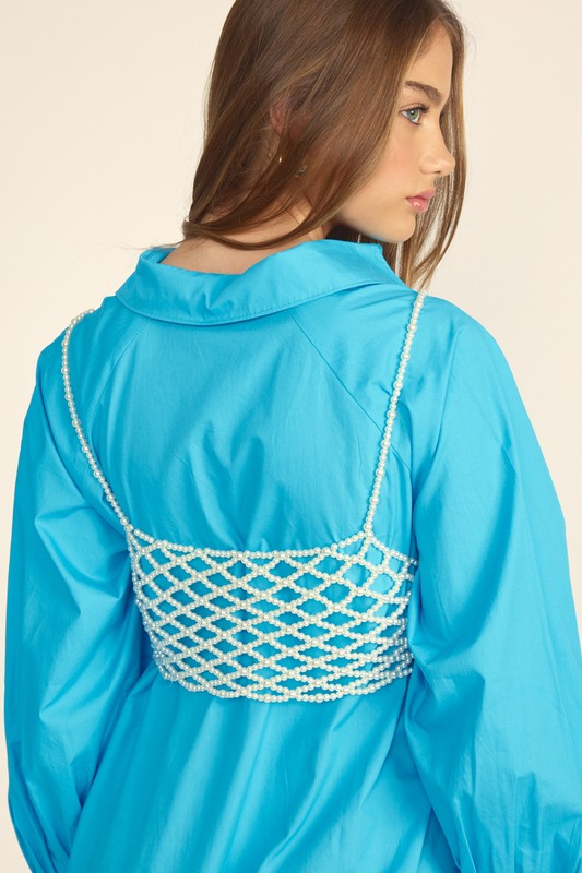 Gatsby Pearl Top