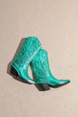 Lucky Charm Western Boot ~ Green