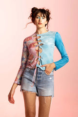 Bottom Line High Rise Vintage Short ~ Fade