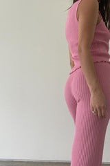 Anywhere with You Ribbed Knit Set