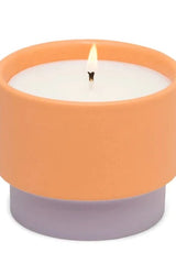 Some call it eccentric, we just call it fun! Full of character and textures, our 3-wick Color Block collection features textured ceramic candles in two colors. No matter where you are, the playful charm of sunny Palm Springs can be yours! After the candle is gone, the color doesn’t have to go anywhere; just repurpose as a fun planter or catch-all.