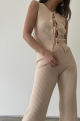 Anywhere with You Ribbed Knit Set