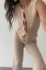 Anywhere with You Ribbed Knit Set