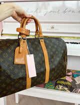 Louis Vuitton Monogram Keepall 45 – Chic Boutique Consignments