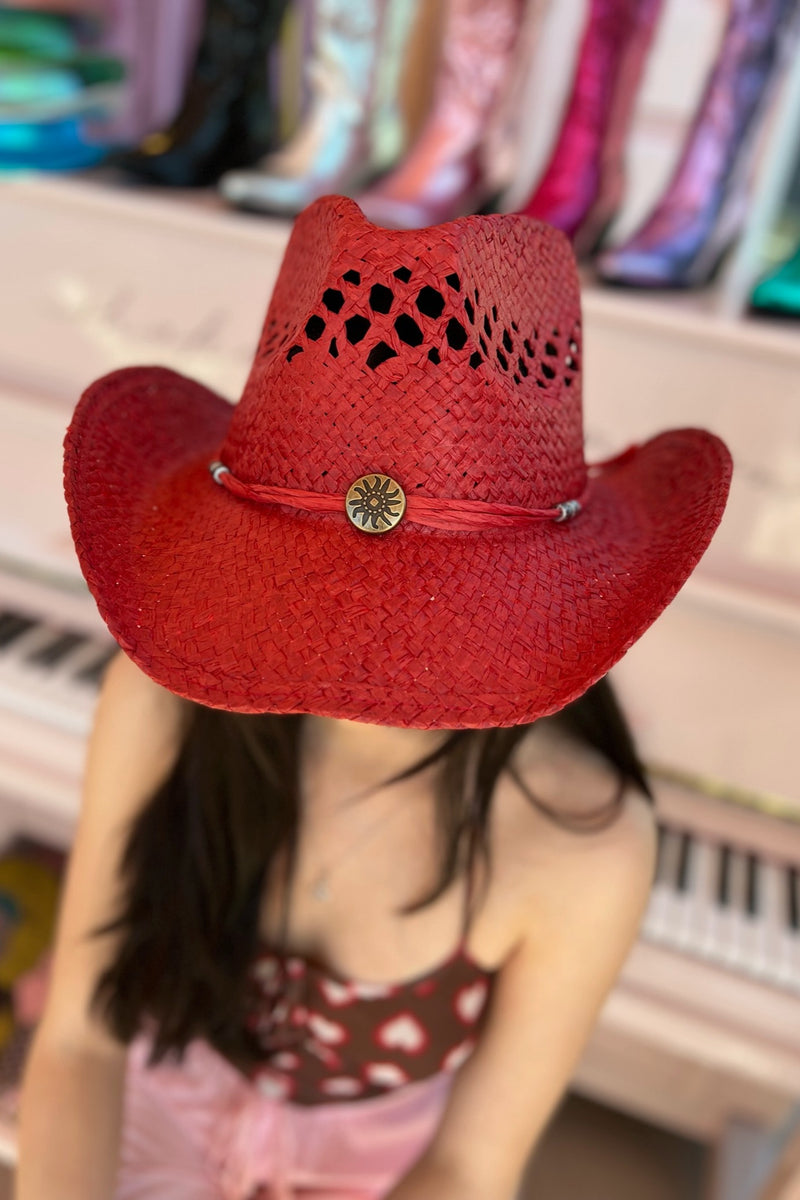 Cowboy Take me Away Straw Hat