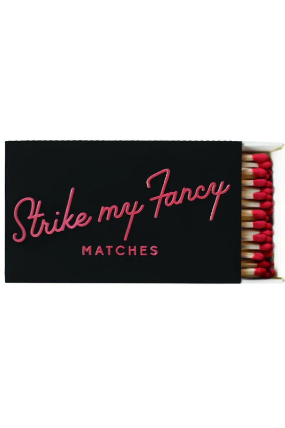 We finally swiped right and found our match! That's right‚ this season Sybb x Home is welcoming Paddywax matches! Each soft-touch colored box is filled with 50 safety matches and features a fiery saying. Toss one of these in with your next candle gift and watch your friend's heart melt like wax. Saying: "Strike My Fancy" Includes: 50 safety matches Dimensions: 4.25" L x 2.5" W x .75" H