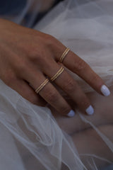 Glitzy Ring ~ Gold Filled