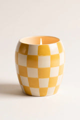 Say hello to our Checkmate collection! Inspired by the recent comeback of the checkerboard print, these candles come in hand-painted vessels, making each one uniquely yours. Checkmate was designed with reusability in mind. Once emptied, they make a perfect vase, mug, or statement decor piece! These vessels are microwave, dishwasher, and food safe. Fill them up with something warm and enjoy these hand-painted pieces of art!