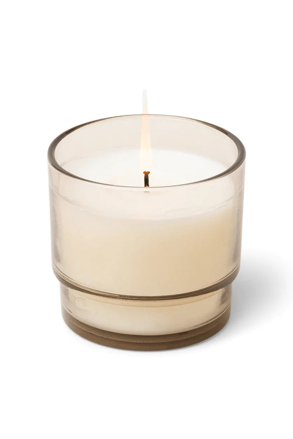 Fresh scents, sleek design, and sustainable vessels? Oh yes, you Cannes with the Al Fresco 7 oz. Candle - Cotton + Teak! Inspired by the atmosphere of outdoor dining and the colors of the French Riviera, the Al Fresco collection showcases stylish tinted glass and refreshing fragrances. 