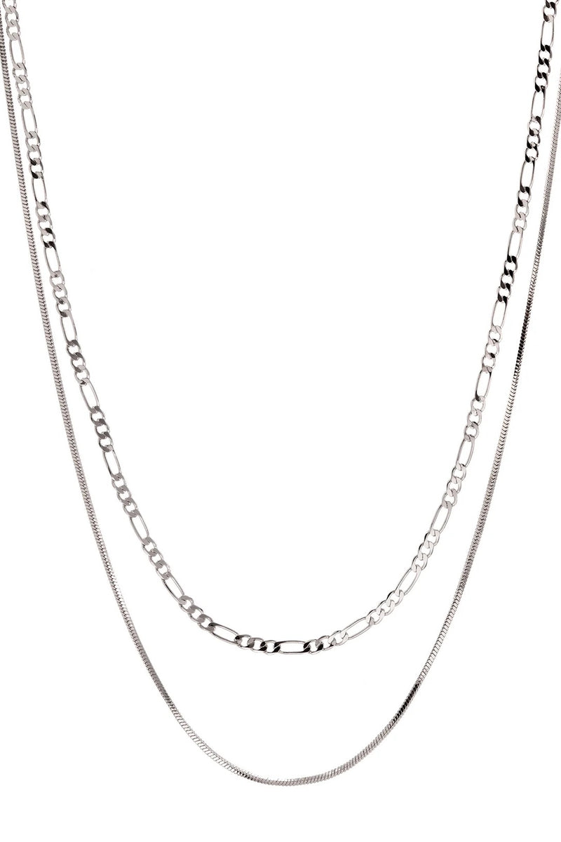 Cecilia Chain Necklace ~ Silver