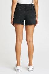 They don't make them like this anymore, until now ~ you'll never need to borrow from your mom again. The Bottom Line is a high rise vintage short made using Daze's 11.25oz ToughLove denim. It makes every pair look like an authentic vintage score -- it's mostly rigid but yields to your body in all the right ways where you need it to. Made primarily of organic cotton, leaving you and the earth feeling brand new.