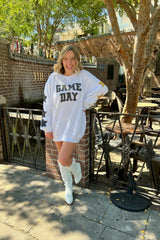 Alright, y'all... we almost can't contain our excitement over these Game Day Custom Vintage Crewnecks! Made exclusively for SYBB, these beauties are here to bring your game day wardrobe up a notch in comfort and cuteness. Distressed throughout and with a worn-in, vintage inspired feel, in colorways perfect for all things LSU, Saints, and Mardi Gras! 
