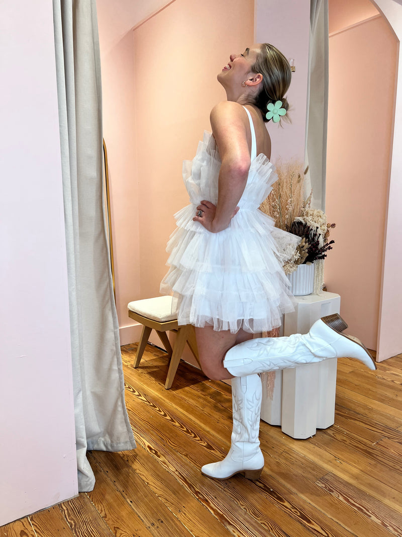 Nights in Nola Tulle Mini Dress