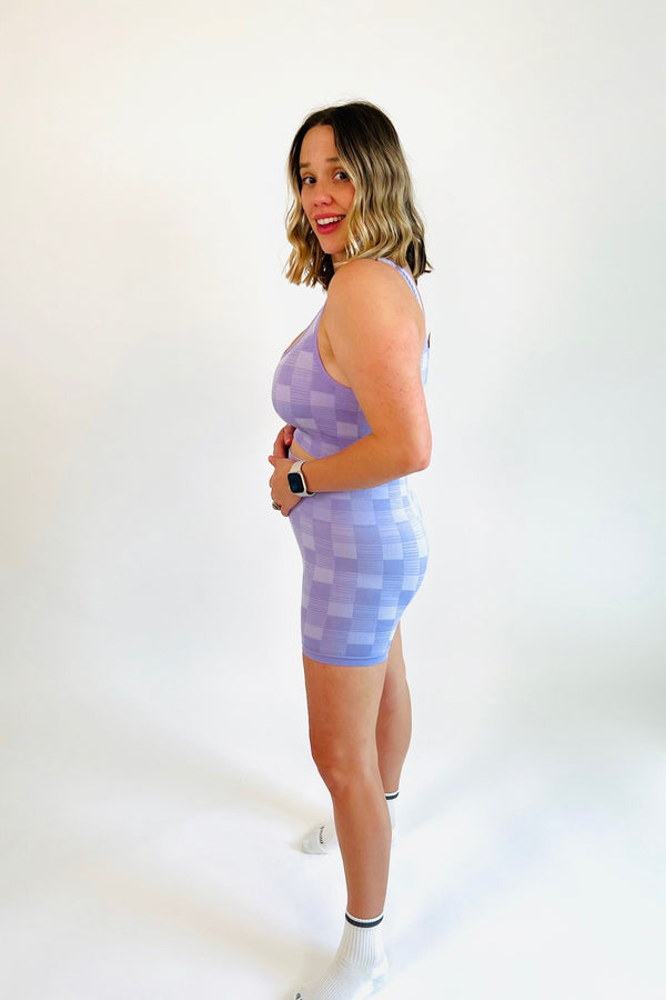Ready, Check, Go! These figure flattering, sweat-wicking biker shorts are as cute as they are comfy and will ensure you're perfectly put together from your morning workout to brunch with the girls! Pairs perfectly with our Ready, Check, Go Sports Bra.  Runs small, Bonnie is 5'5" wearing size large  72% Nylon, 20% Polyester, 8% Spandex Matching item available