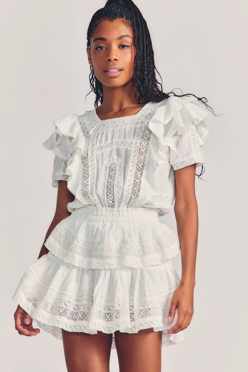 Stella Dress ~ Antique White