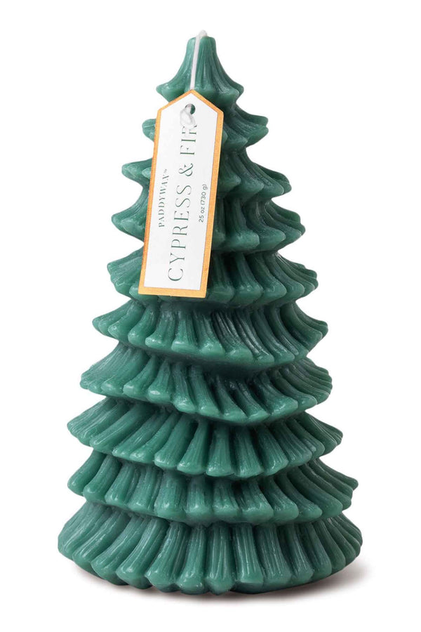 Inspired by native cypress trees, cozy fireplaces, and the feeling of togetherness, these Large Holiday Tree Totem Candles add the perfect festive touch to your Christmas decor and will deck the halls with the heartwarming scent of Cypress & Fir. With notes of frosted fir needle, white eucalyptus, and crushed pine cone to bring the aroma of a fresh forest into your home.
