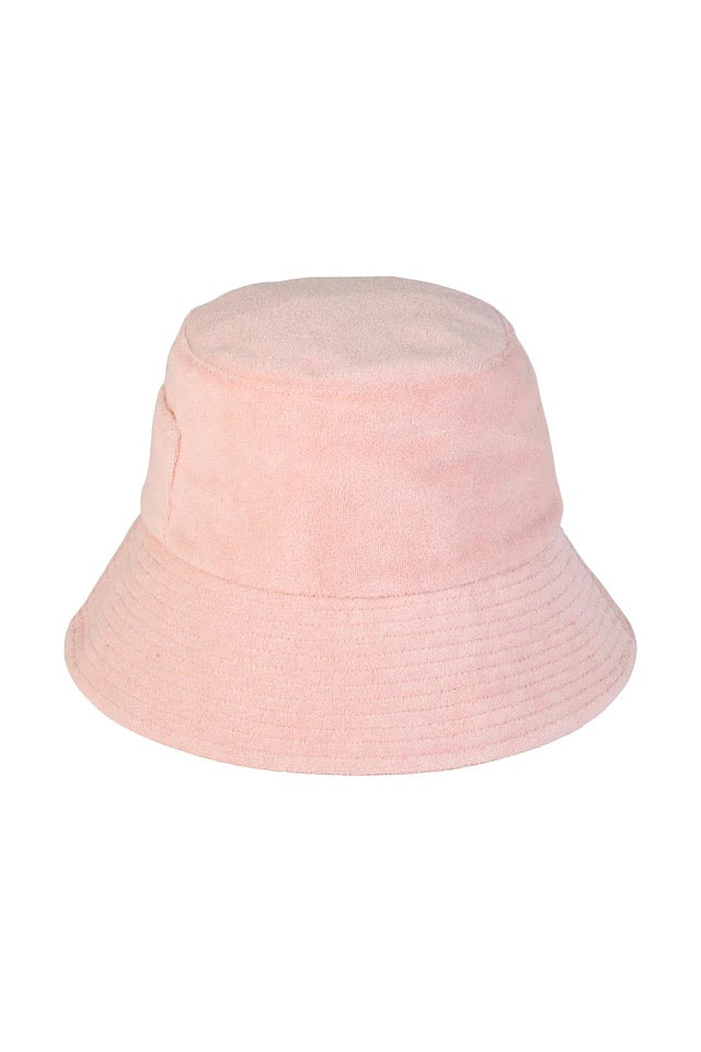 Made from 100% terry towelling, our simple yet stylish terry towel bucket hat is soft and durable – perfect for beach or park days ahead. Easy to wear, this piece is the ultimate addition to any sun-safe look.