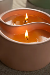 These unique ceramic candles have two separate fragrances that can stand alone or create a new delightful aroma when burned together. Yin & Yang encourages slowing down and finding inner peace.