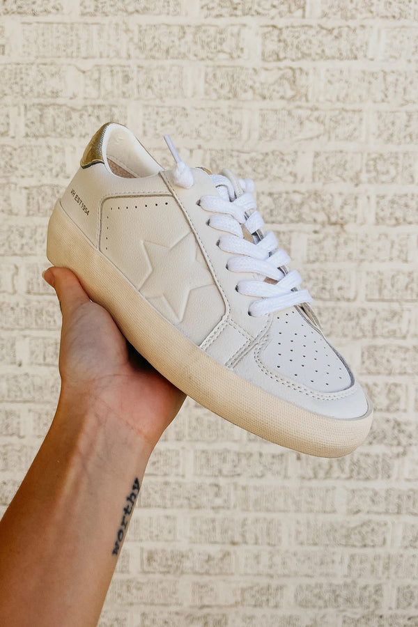 Vintage Havana Reflex Sneaker ~ White/Gold