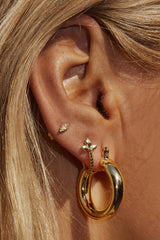 Baby Amalfi Tube Hoops ~ Gold - Shake Your Bon Bon