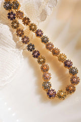 Daisy Studs Anklet ~ Silver - Shake Your Bon Bon
