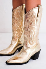 Danilo Metallic Western Boot - Shake Your Bon Bon