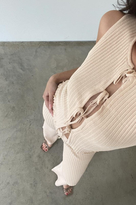 Anywhere with You Ribbed Knit Set