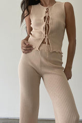 Anywhere with You Ribbed Knit Set