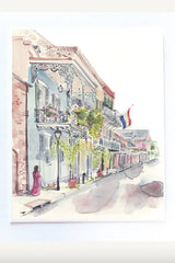 French Quarter Stroll 5" x 7" Lyla Clayre Print - Shake Your Bon Bon