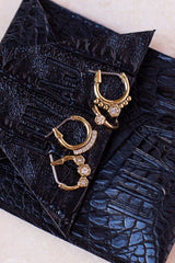 Full Bloom Hoop Earring Set ~ Gold - Shake Your Bon Bon