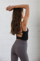 Good Vibes Criss Cross Back Cami - Shake Your Bon Bon