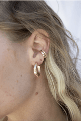 Half Round Ear Cuff - Gold Filled - Shake Your Bon Bon