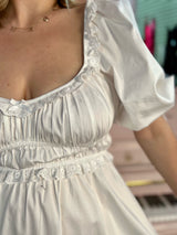 Jackson Mini Dress ~ Ivory - Shake Your Bon Bon