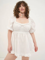 Jackson Mini Dress ~ Ivory - Shake Your Bon Bon