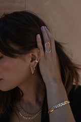 Ribbon Ear Cuff ~ Gold Filled - Shake Your Bon Bon