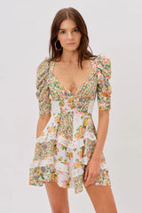 Rosalyn Mini Dress ~ Marigold - Shake Your Bon Bon