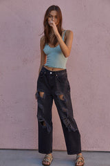 Seamless Scalloped Staple Ribbed Cami - Shake Your Bon Bon