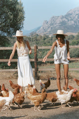 Seaside Boater Hat - Ivory/Gold - Shake Your Bon Bon