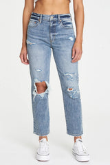Straight Up High Rise Jean ~ Deep Dive - Shake Your Bon Bon